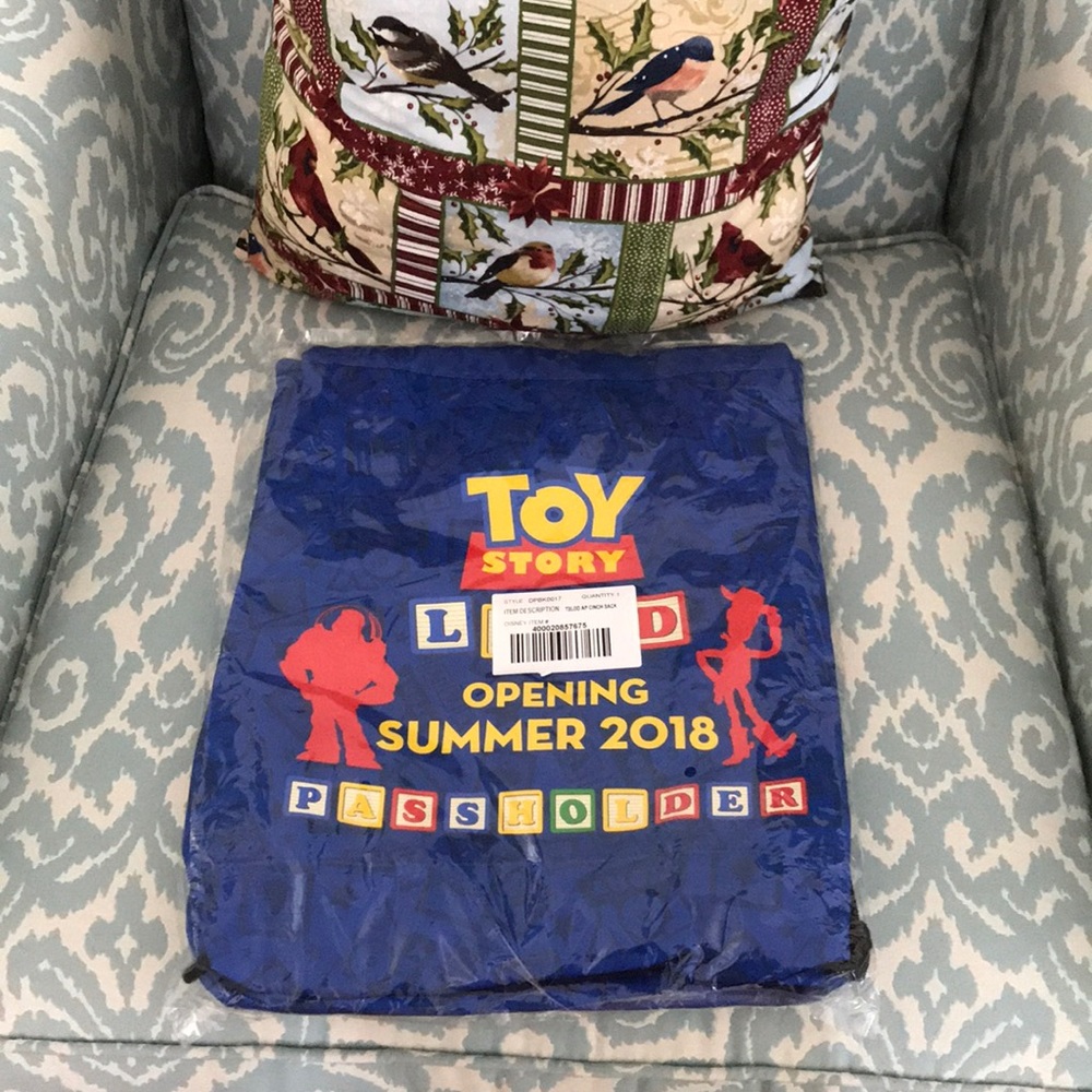 OPENING DAY Toy Story Land drawstring backpack